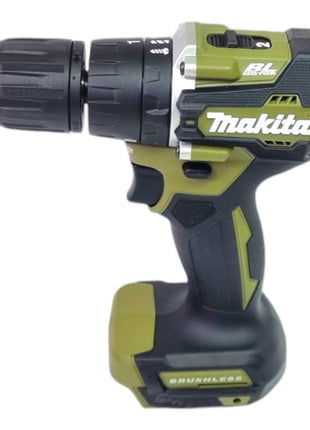 Makita DHP 487 RGO Taladro percutor inalámbrico 18 V 40 Nm sin escobillas Olive Outdoor Adventure Series + 2x baterías 6,0 Ah + cargador