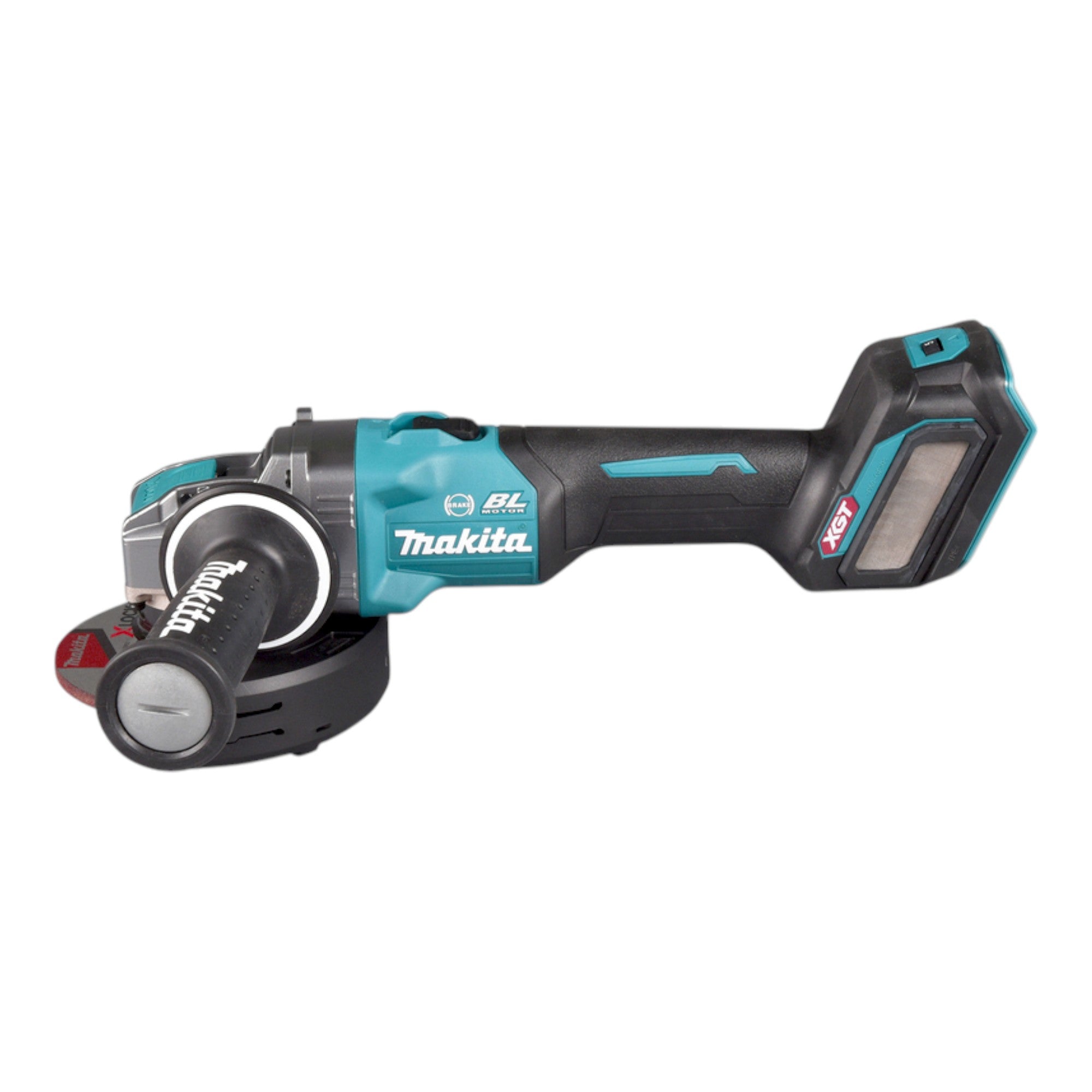 Makita GA 041 GT201 Akku Winkelschleifer 40 V max 125 mm X LOCK Brushless 2x Akku 5 0 Ah Ladegeraet Makpac 1 - toolbrothers