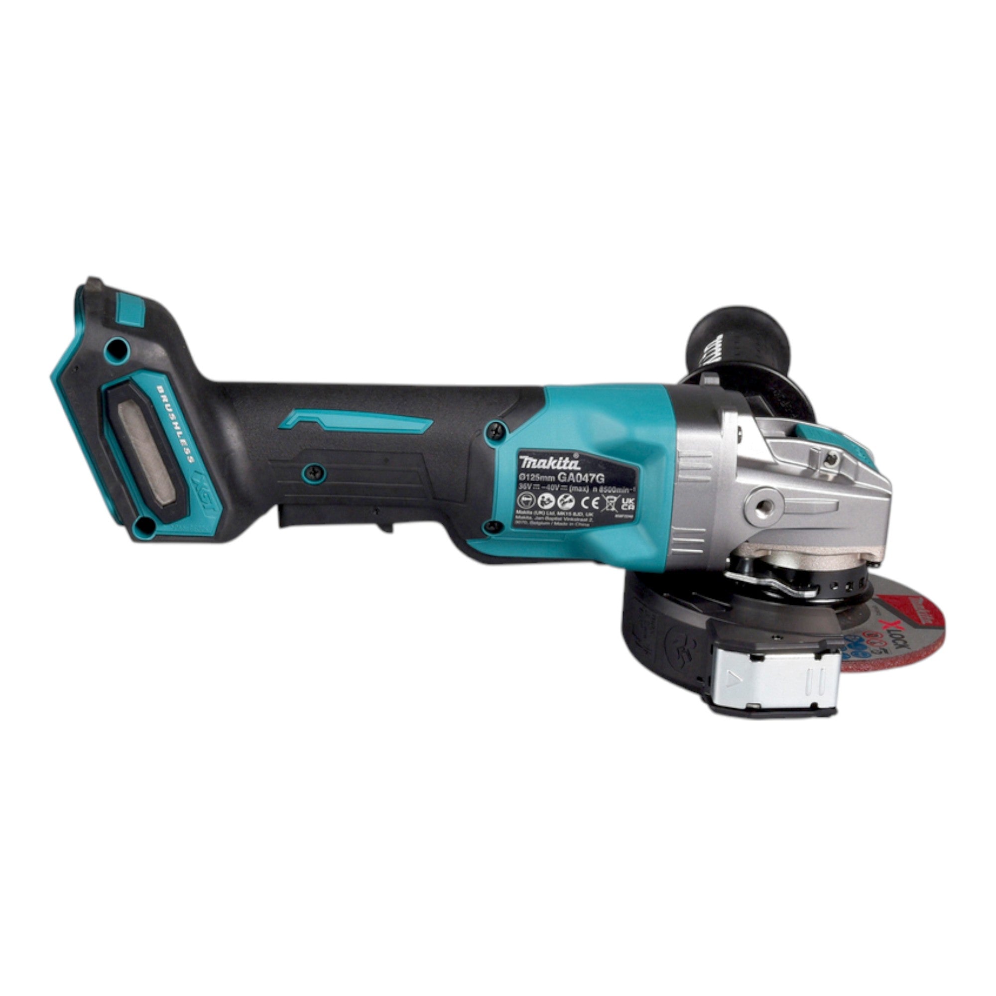 Makita GA 047 GD101 Akku Winkelschleifer 40 V max 125 mm X LOCK Brushless 1x Akku 2 5 Ah Ladegeraet 4 - toolbrothers