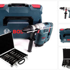 Bosch GBH 4-32 DFR 900 W 4-stufiger Bohrhammer mit SDS Plus Aufnahme in L-Boxx ( 0611332104 ) + 11 tlg. Meißel- und Bohrerset - Toolbrothers