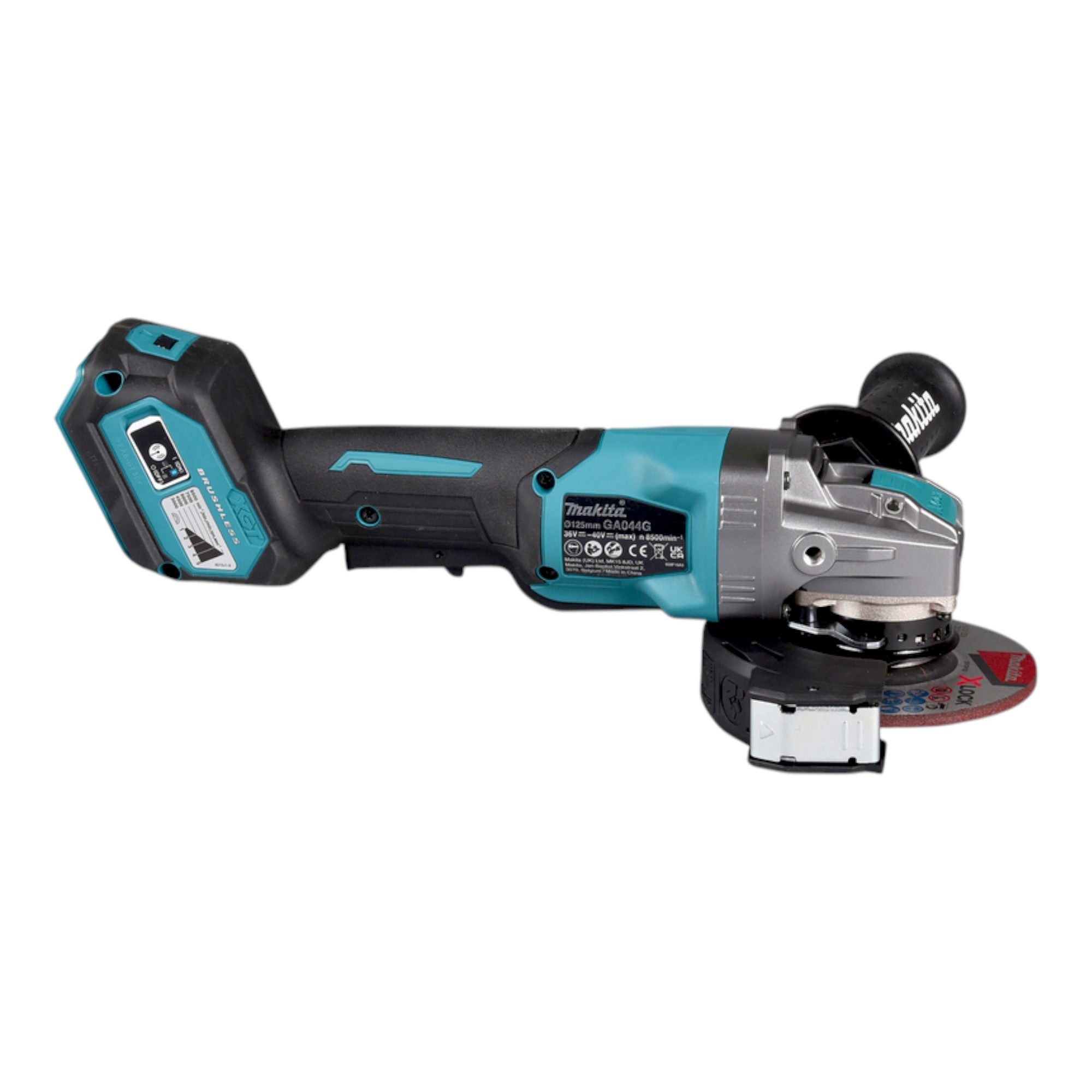 Makita GA 044 GD101 Akku Winkelschleifer 40 V max 125 mm X LOCK Brushless 1x Akku 2 5 Ah Ladegeraet 4 - toolbrothers