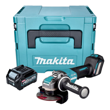 Makita GA 044 GD101 Akku Winkelschleifer 40 V max 125 mm X LOCK Brushless 1x Akku 2 5 Ah Makpac ohne Ladegeraet 0 - toolbrothers