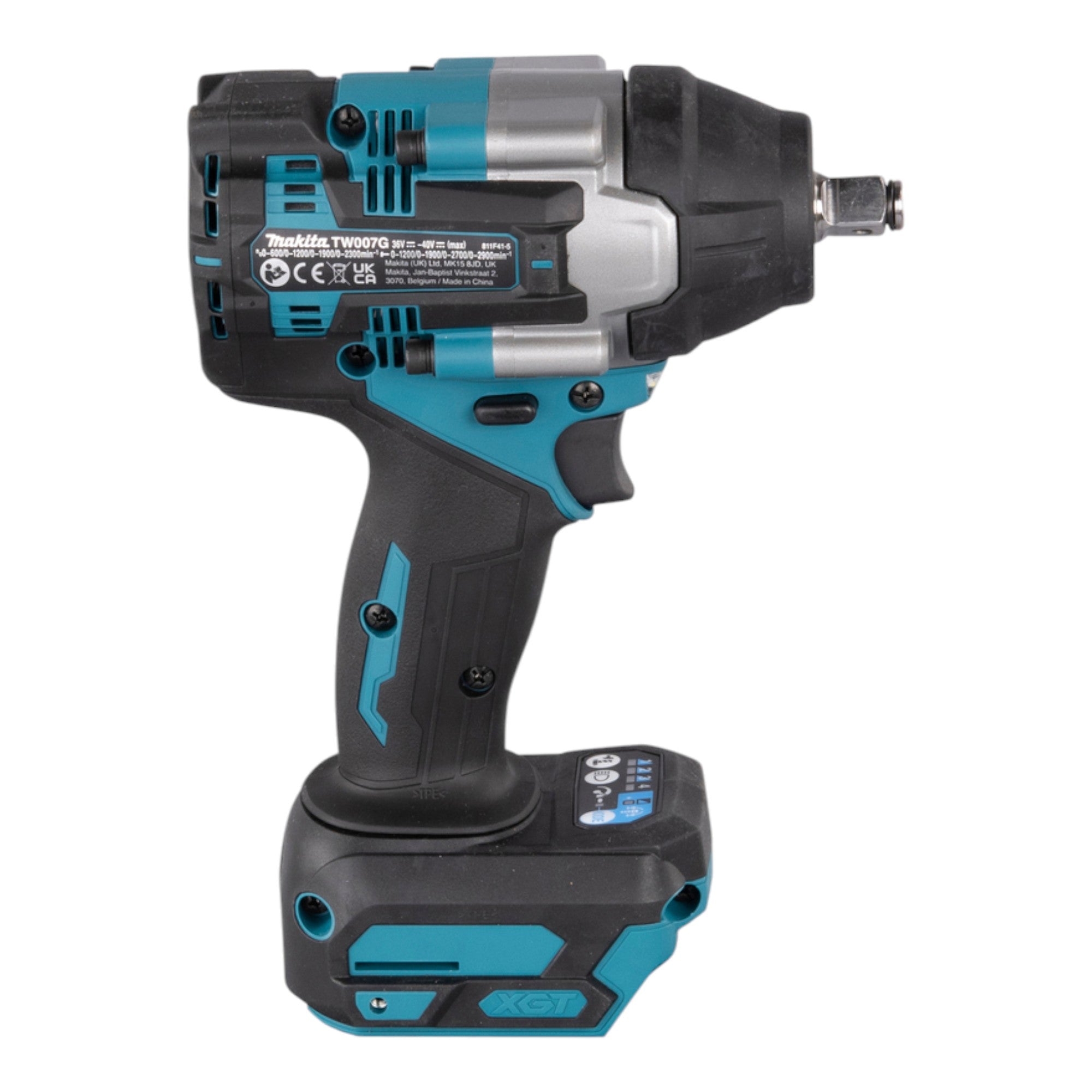 Makita TW 007 GA101 Akku Schlagschrauber 40 V max 760 Nm 1 2 Brushless 1x Akku 2 0 Ah Ladegeraet 4 - toolbrothers