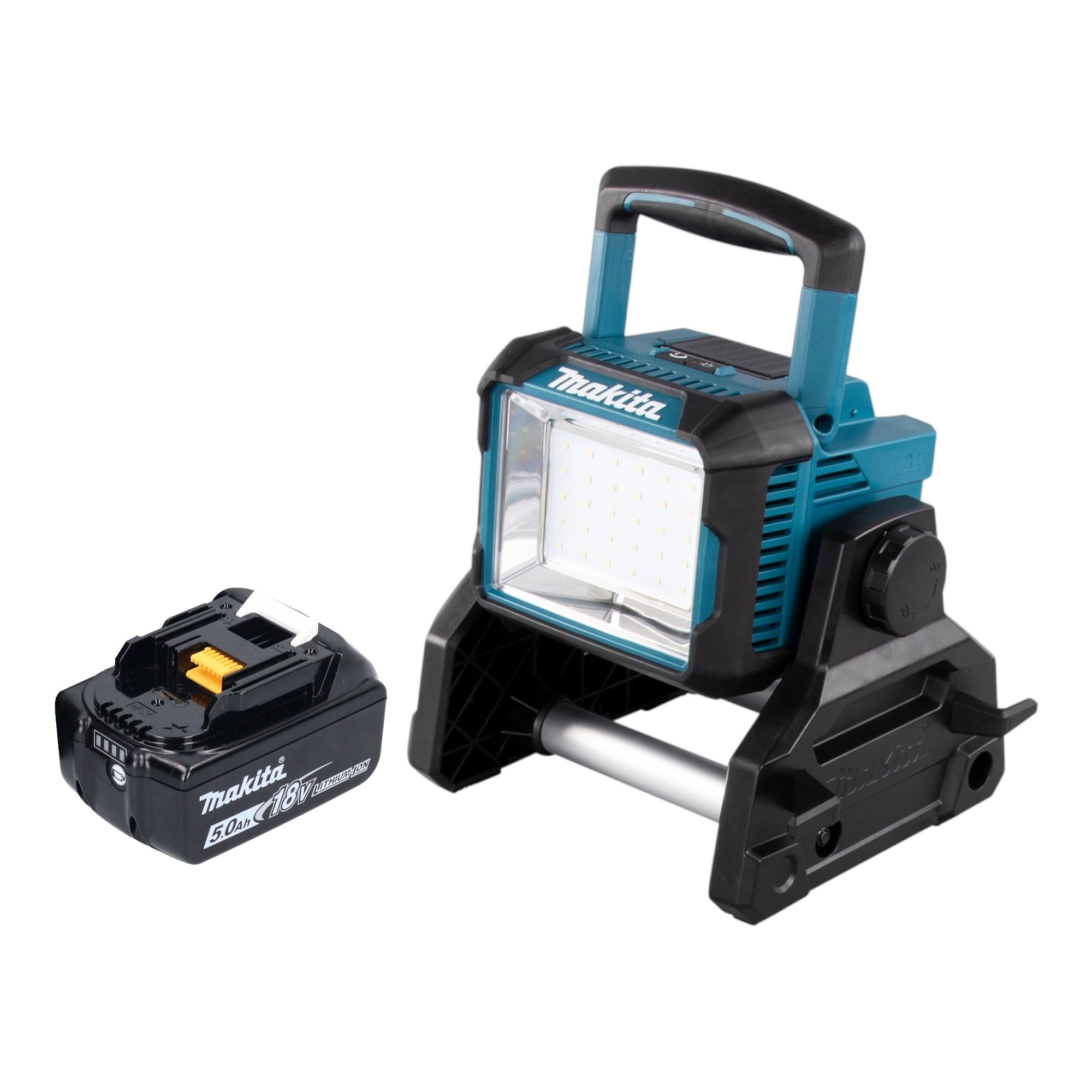 Makita DEADML 811 T1 Akku Baustrahler 14 4 18 V 3000 lm LED 1x Akku 5 0 Ah ohne Ladegeraet 0 - toolbrothers