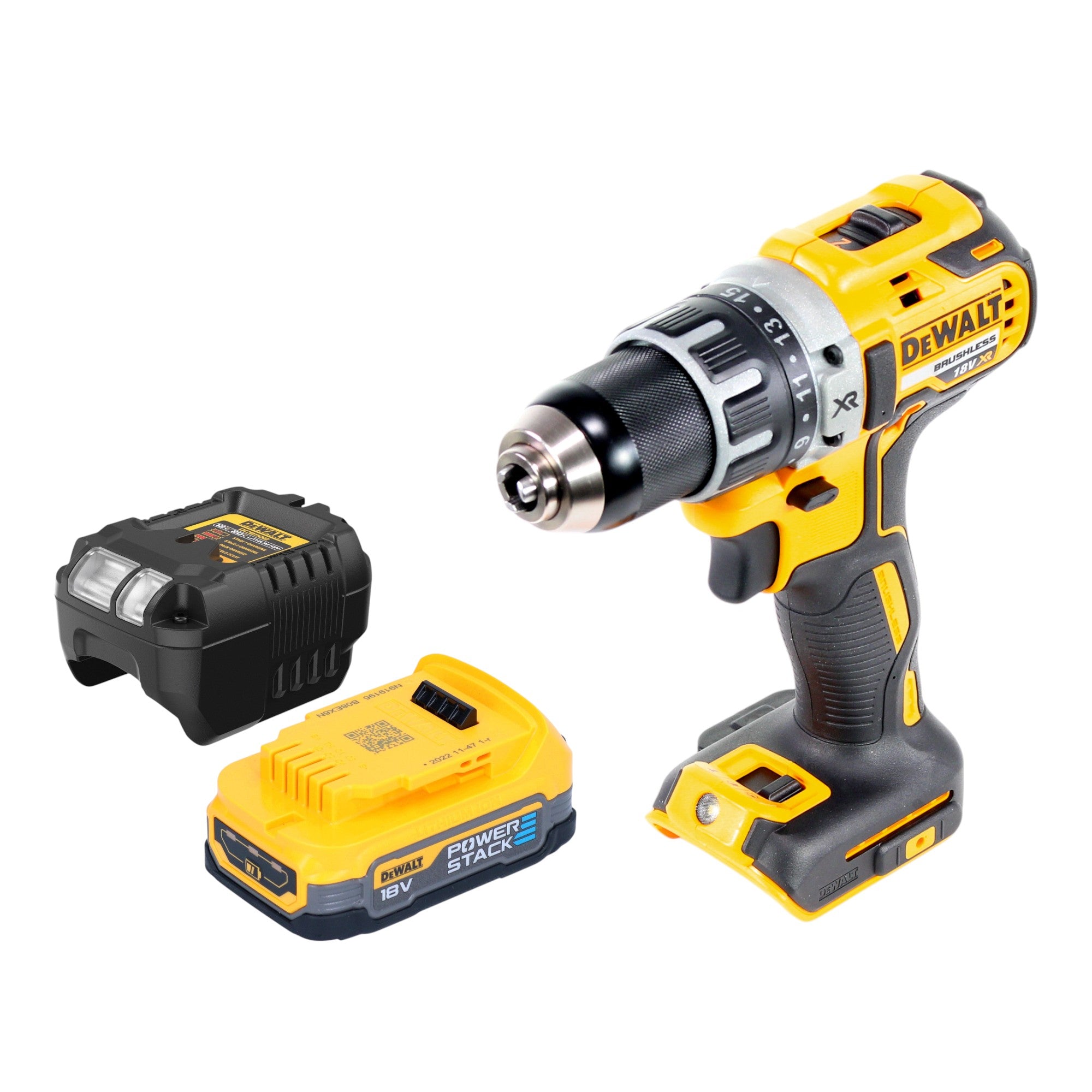 DeWalt DCD 791 E1 Akku Bohrschrauber 18 V 70 Nm Brushless 1x Powerstack Akku 1 7 Ah Ladegeraet 0 - toolbrothers