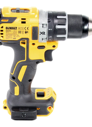 DeWalt DCD 791 E2 Akku Bohrschrauber 18 V 70 Nm Brushless + 2x Powerstack Akku 1,7 Ah + Ladegerät