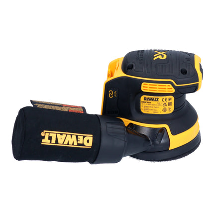 DeWalt DCW 210 E1 akumulatorowa szlifierka oscylacyjna 18 V 125 mm bezszczotkowa + 1x akumulator Powerstack 1,7 Ah + ładowarka