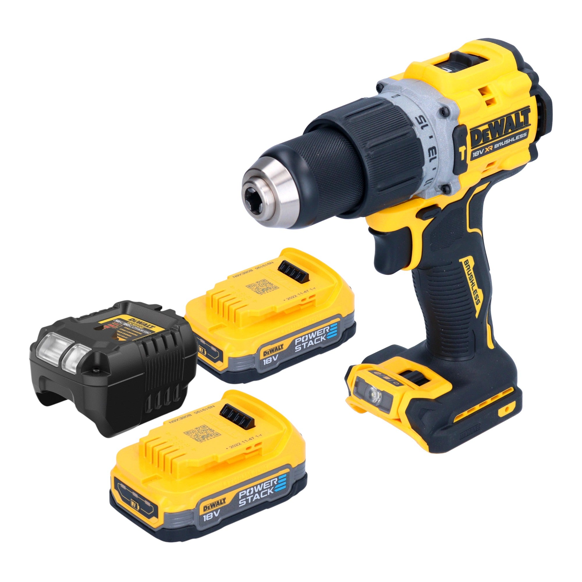 DeWalt DCD 805 E2 Akku Schlagbohrschrauber 18 V 90 Nm Brushless 2x Powerstack Akku 1 7 Ah Ladegeraet 0 - toolbrothers