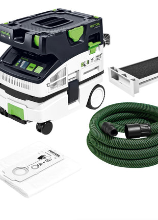 Festool CTL MINI I CLEANTEC Absaugmobil 10l Staubkl. L ( 574840) + Extra Nassfilter + Filtersäcke - Toolbrothers