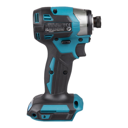 Makita DTD 173 RF Akku Schlagschrauber 18 V 180 Nm 1 4 Brushless 2x Akku 3 0 Ah Ladegeraet 4 - toolbrothers