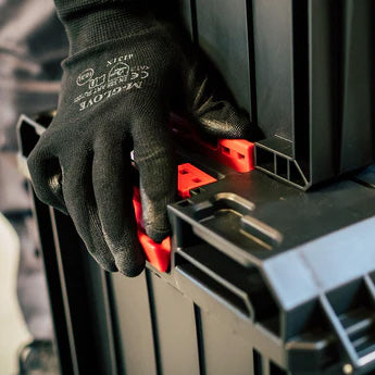 Toolbrothers RHINO L Drawer 1 ECO Basic 450 x 310 x 244 mm 12 l IP54 mit einer Trennwand 2 - toolbrothers