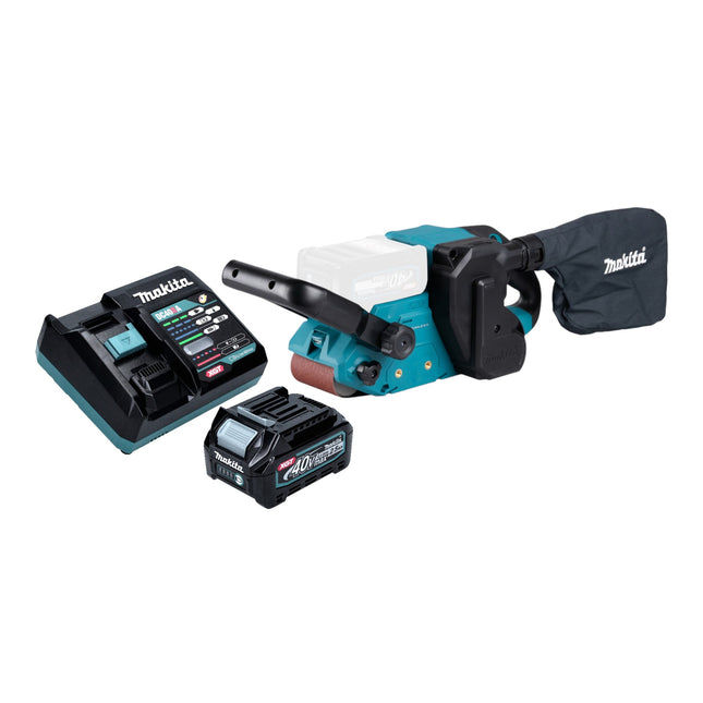 Makita BS 001 GD101 Akku Bandschleifer 40 V max 76 x 533 mm Brushless 1x Akku 2 5 Ah Ladegeraet 0 - toolbrothers