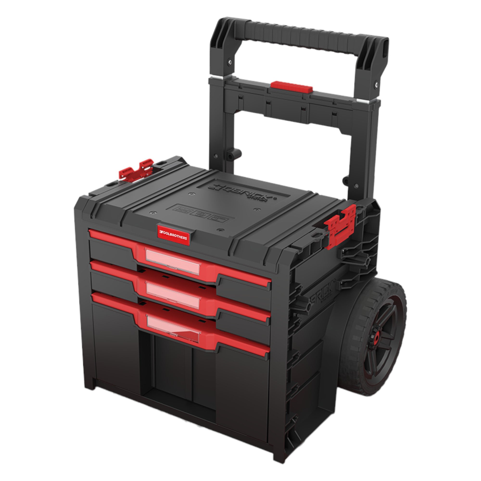 Toolbrothers RHINO L Drawer 3 Cart Plus ECO Mobiler Schubladen Werkzeugkoffer 2x 4 5 l 12 l mit Doppelteleskopgriff 0 - toolbrothers