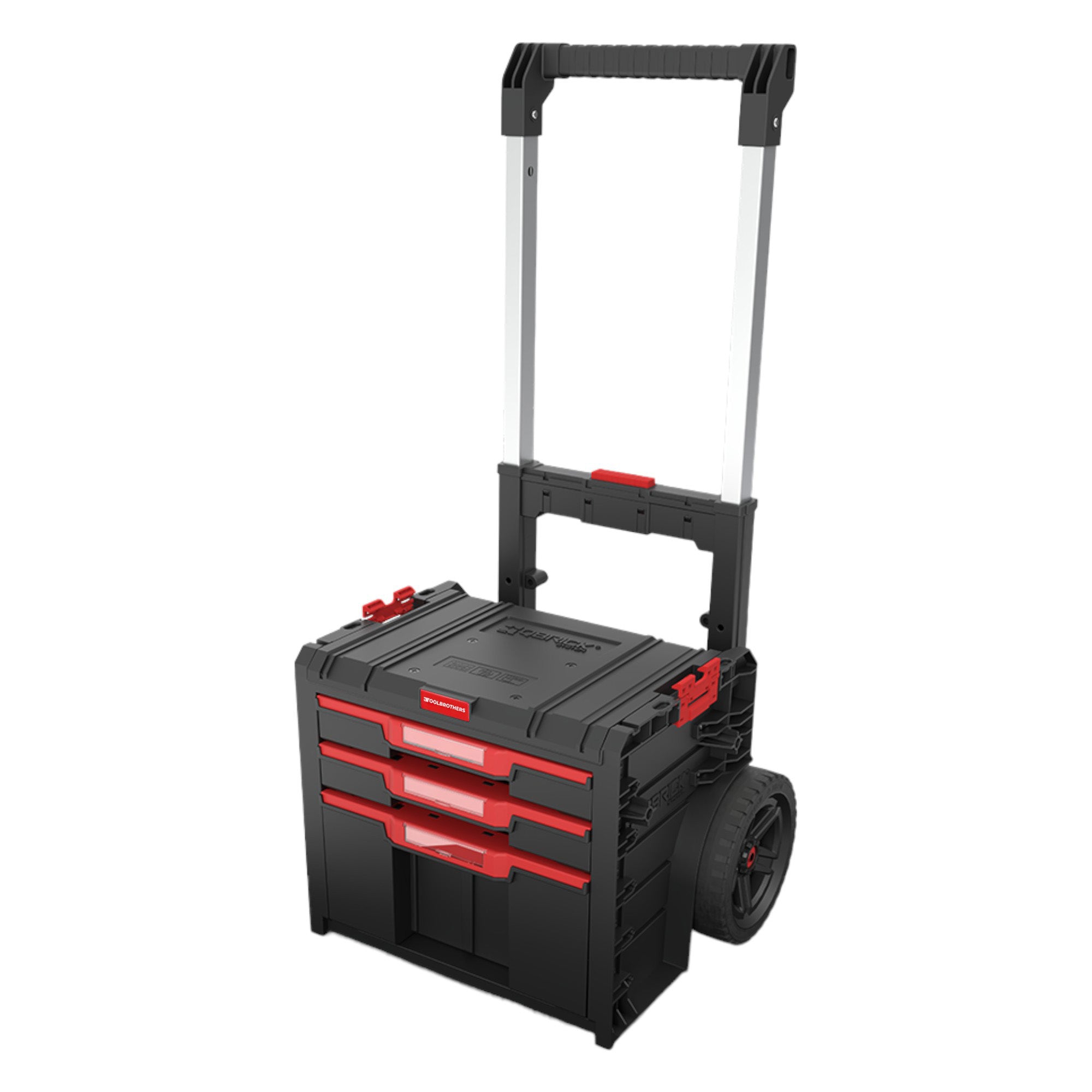 Toolbrothers RHINO L Drawer 3 Cart Plus ECO Mobiler Schubladen Werkzeugkoffer 2x 4 5 l 12 l mit Doppelteleskopgriff 1 - toolbrothers