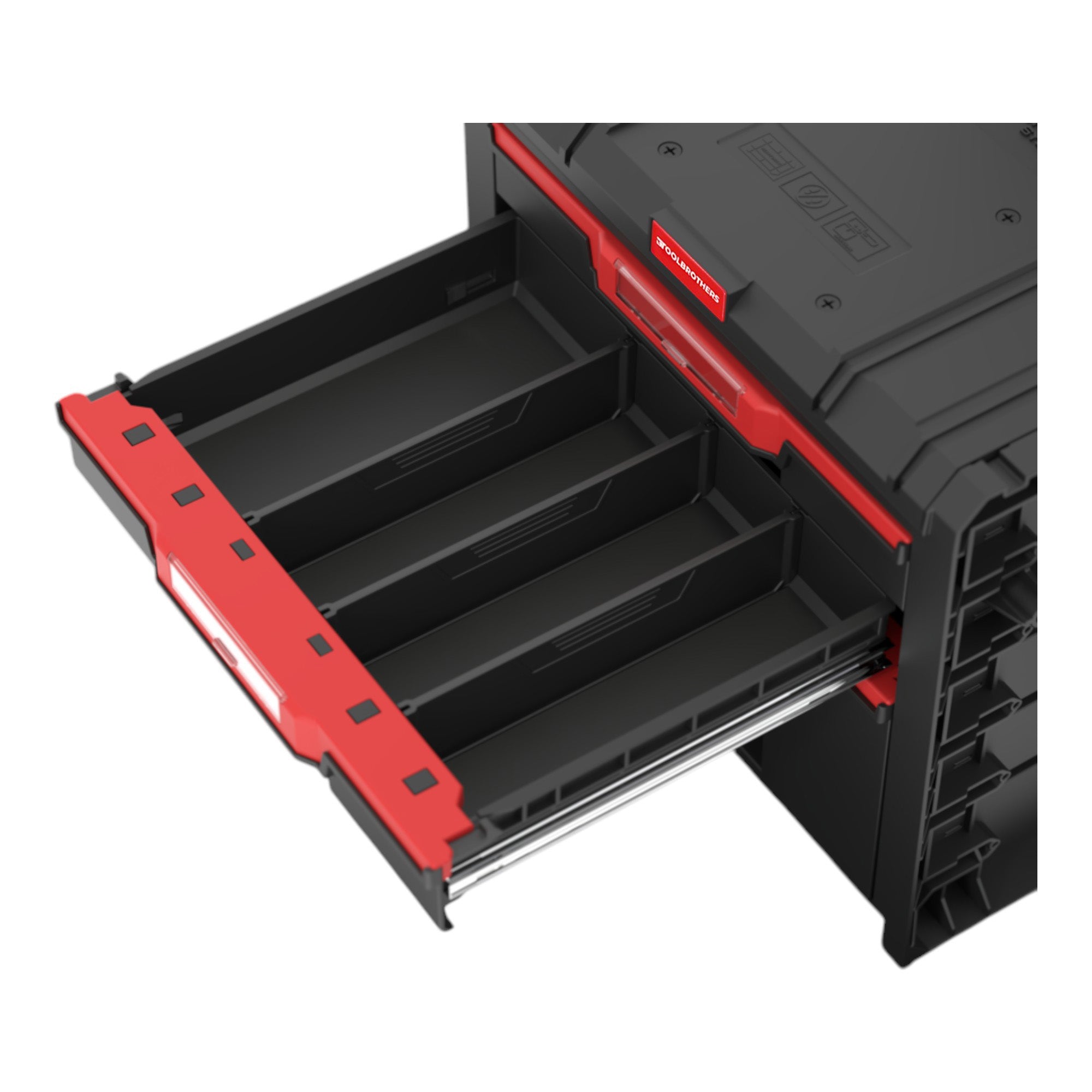 Toolbrothers RHINO L Drawer 3 Cart Plus ECO Mobiler Schubladen Werkzeugkoffer 2x 4 5 l 12 l mit Doppelteleskopgriff 4 - toolbrothers