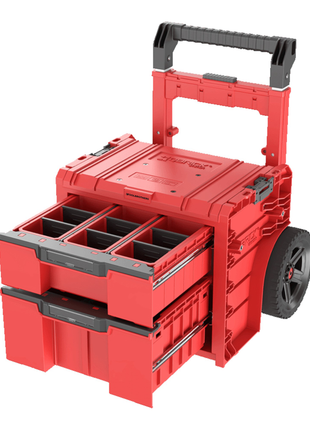 Toolbrothers RHINO L Drawer 2 Cart Plus ULTRA Schubladen Werkzeugkoffer auf Raedern 9 5 l 12 l Doppelteleskopgriff 2 - toolbrothers