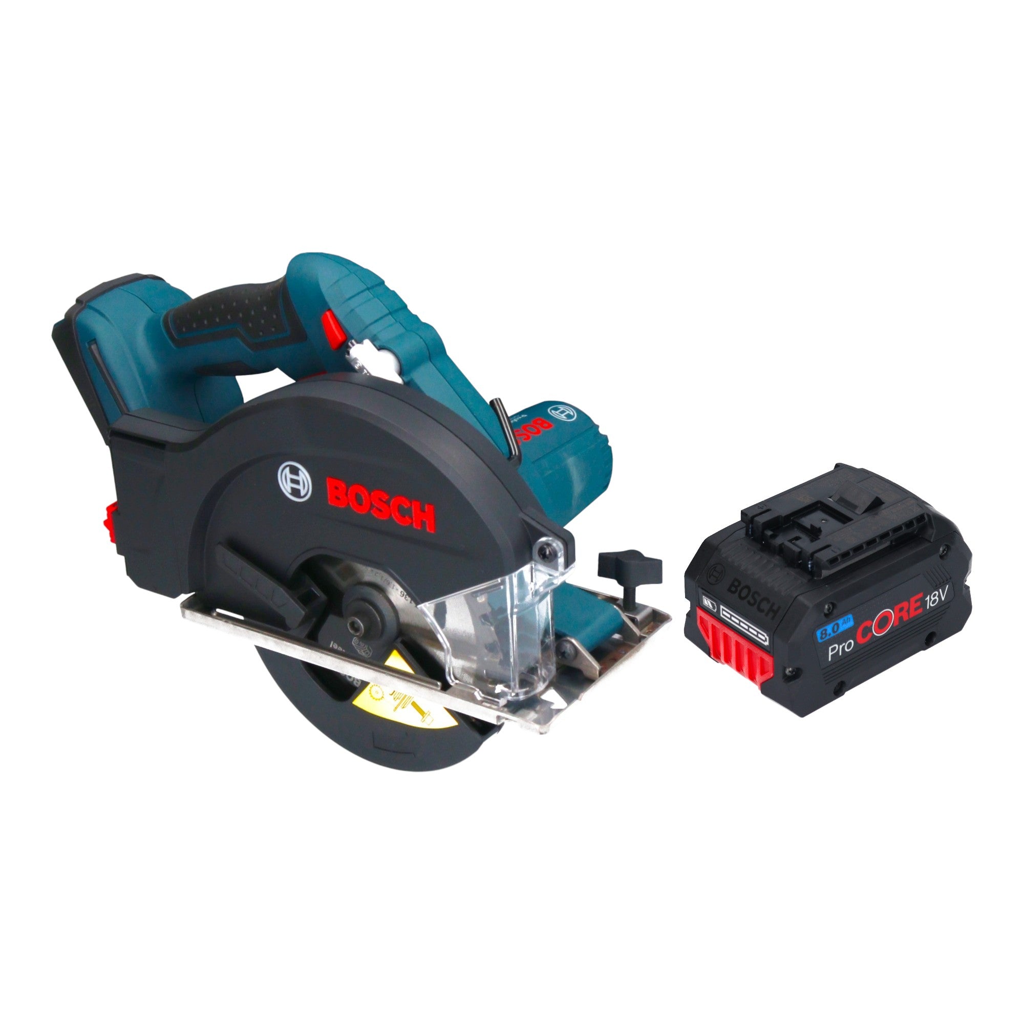 Bosch GKM 18V 50 Professional Akku Metall Handkreissaege 18 V 136 mm Brushless 1x ProCORE Akku 8 0 Ah ohne Ladegeraet 0 - toolbrothers