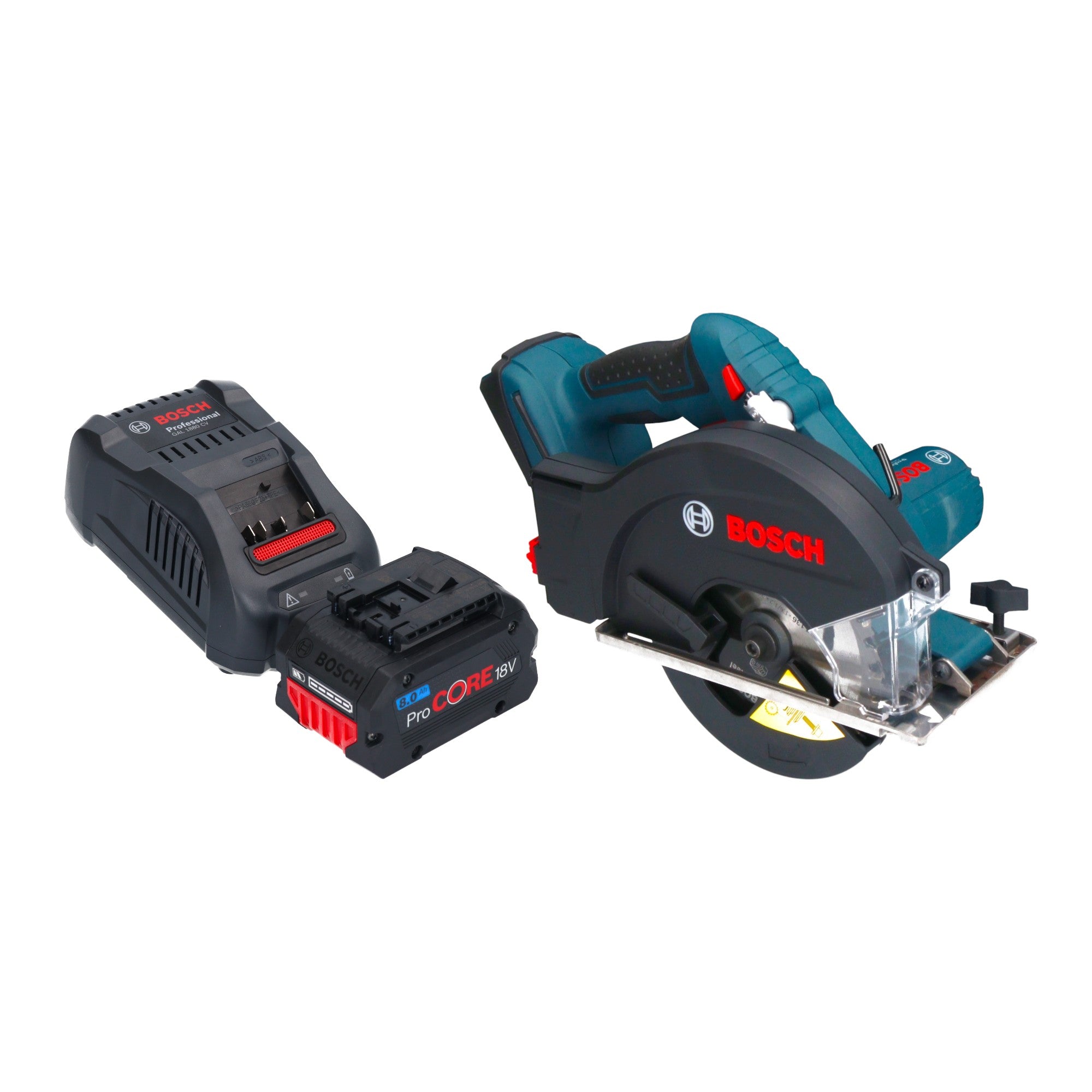 Bosch GKM 18V 50 Professional Akku Metall Handkreissaege 18 V 136 mm Brushless 1x ProCORE Akku 8 0 Ah Ladegeraet 0 - toolbrothers