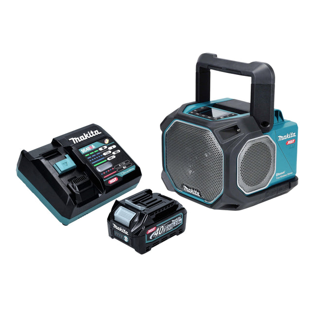 Makita MR 014 GD101 Lautsprecher 14 4 18 40 V AC DC Bluetooth Mikrofon 1x Akku 2 5 Ah Ladegeraet 0 - toolbrothers