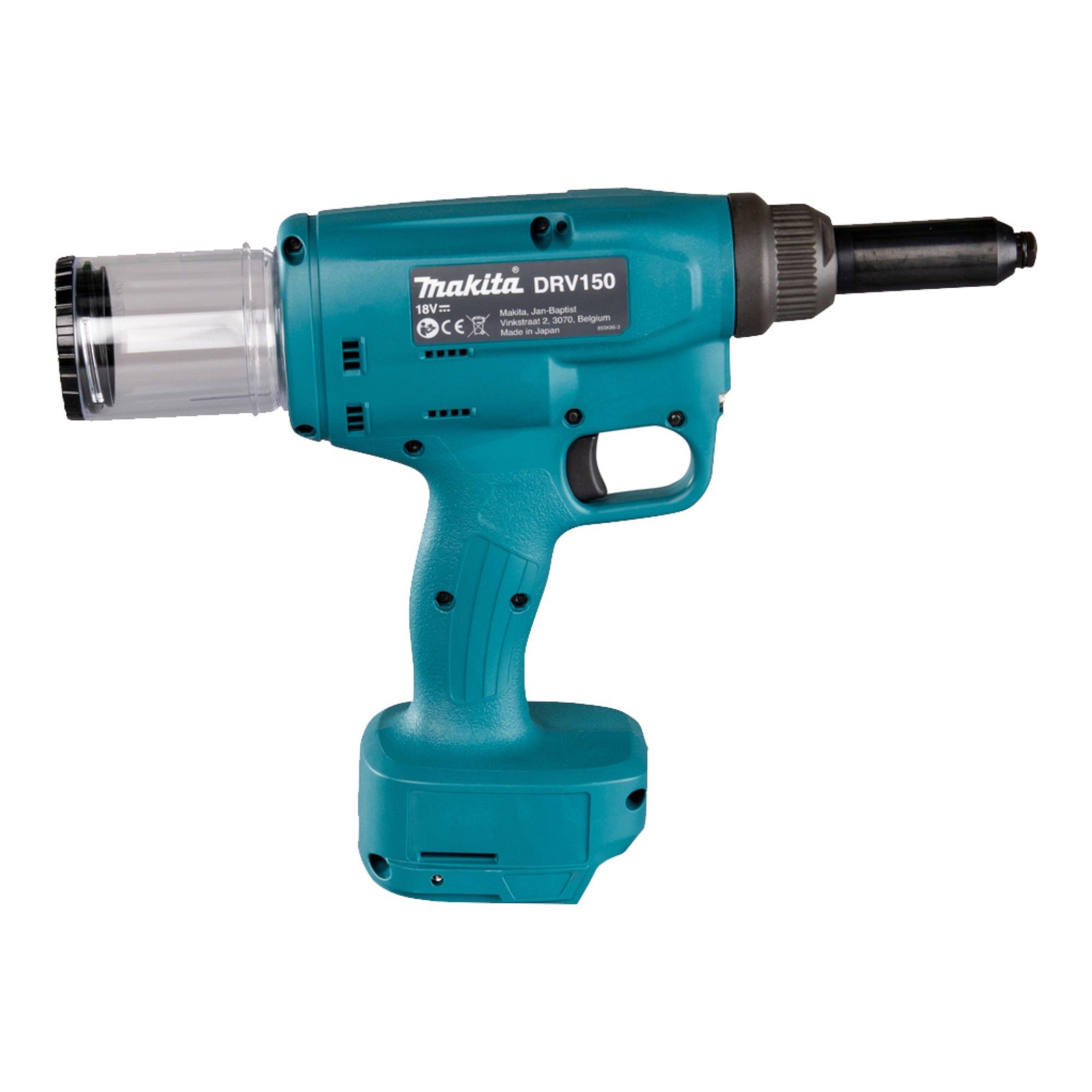 Makita DRV 150 Z Akku Blindnietsetzgeraet 18 V 10 kN 2 4 4 8 mm Brushless Solo ohne Akku ohne Ladegeraet 3 - toolbrothers
