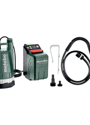 Metabo TPF 18 LTX 2200 Akku Tauch und Regenfasspumpe 18 V 2200 l h 2x LiHD Akku 8 0 Ah Ladegeraet 1 - toolbrothers