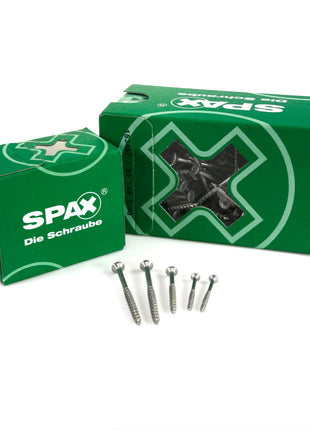 SPAX Universalschraube 3,5 x 30 mm 2000 Stk. TORX T-STAR  plus T15 WIROX Senkkopf Teilgewinde 4Cut-Spitze - Toolbrothers