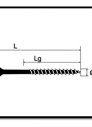 SPAX Universalschraube 3,5 x 40 mm 200 Stk. TORX T-STAR  plus T15 WIROX Senkkopf Teilgewinde 4Cut-Spitze 0191010350403 - Toolbrothers