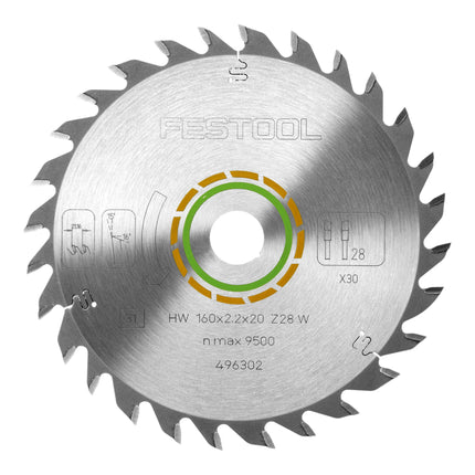 Festool KSB SORT 3 W 160x2 2 Kreissaegeblatt Set 160 x 2 2 mm 578565 fuer TS 55 TSC 55 ATF 55 AP 55 3 - toolbrothers