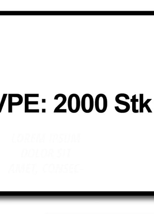 SPAX Universalschraube 4,0 x 40 mm 2000 Stk. TORX T-STAR plus T20 WIROX Senkkopf Teilgewinde 4Cut-Spitze - Toolbrothers