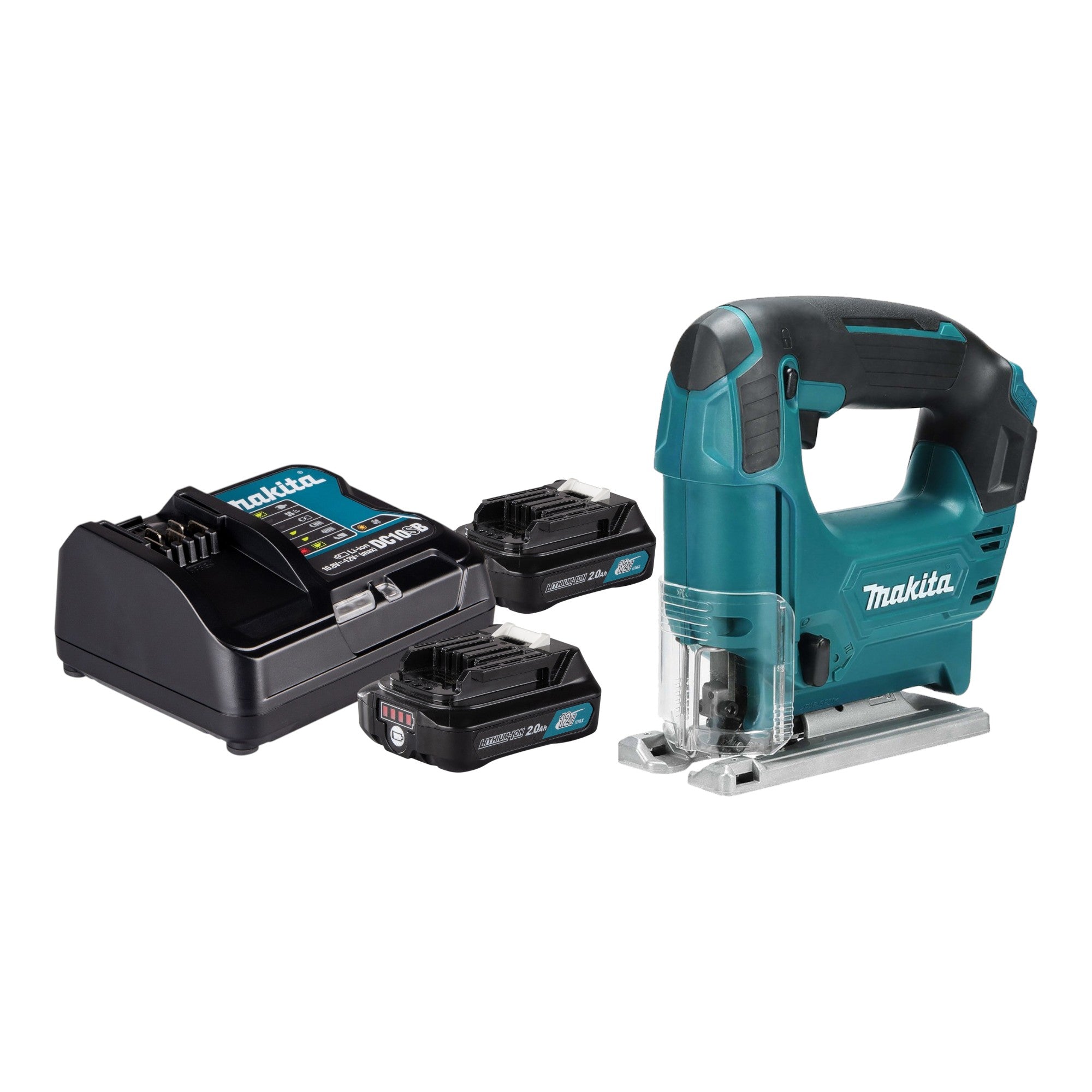 Makita JV 101 DSA Akku Stichsaege 12 V max 65 mm 2x Akku 2 0 Ah Ladegeraet 0 - toolbrothers