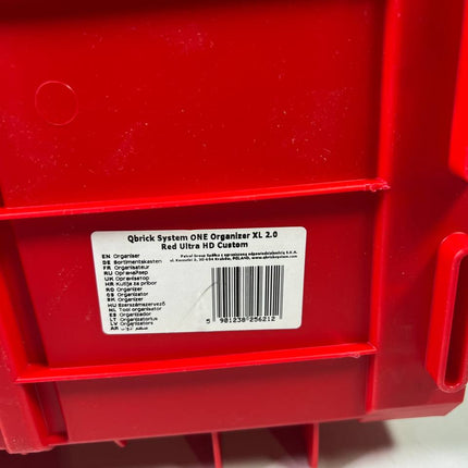 Qbrick System ONE Organizer XL 2 0 RED ULTRA HD Custom Beschaedigt 4 - toolbrothers