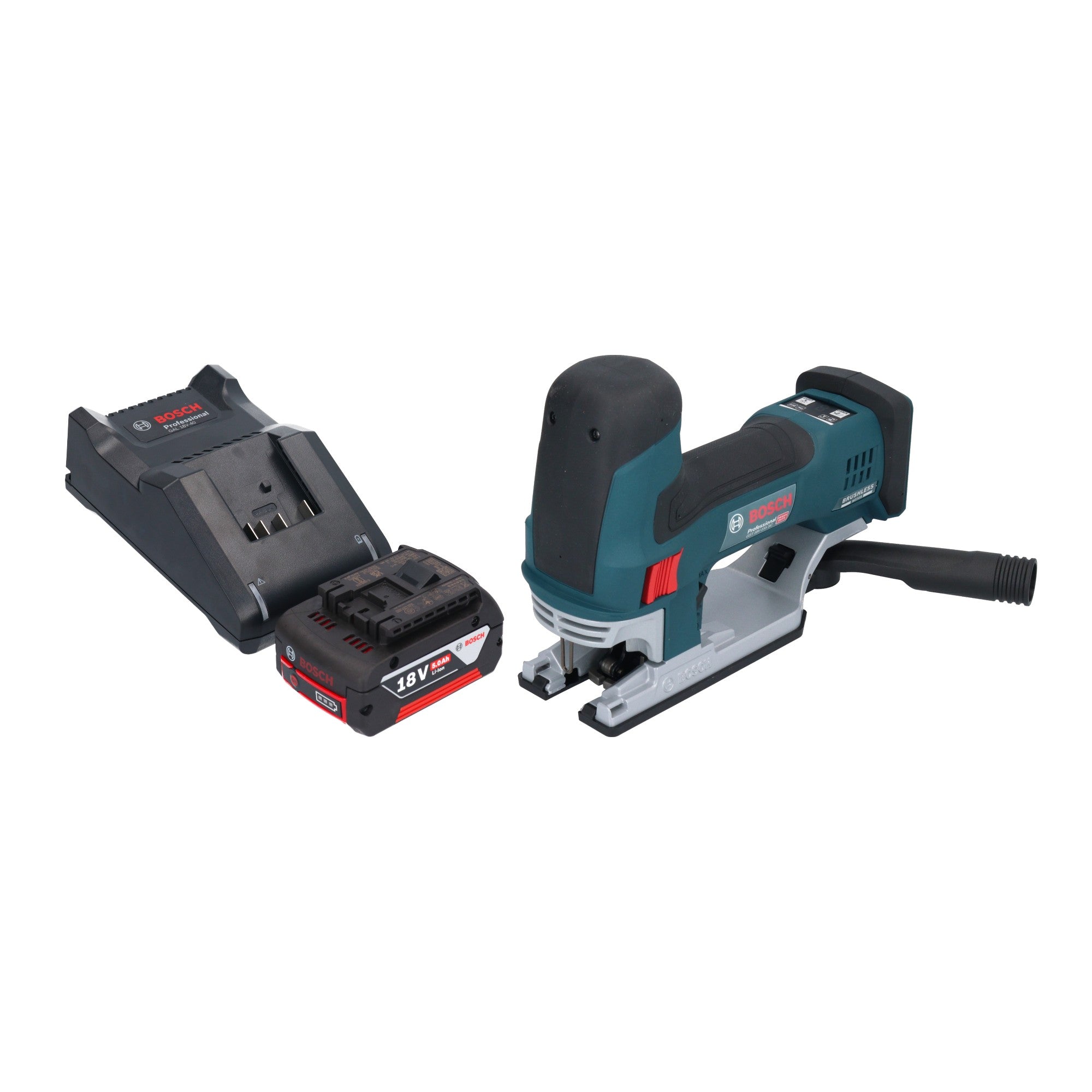 Bosch GST 18V 155 SC Professional Akku Stichsaege 18 V 155 mm Brushless 1x Akku 5 0 Ah Ladegeraet 0 - toolbrothers