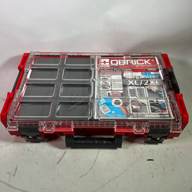 Qbrick System ONE Organizer XL 2 0 MFI RED Ultra HD Custom Organizer Beschaedigt 1 - toolbrothers