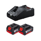 Bosch Starter Set 2x GBA 18 V / 5 Ah / 5000 mAh Li-Ion Akku