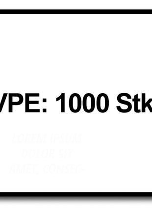 SPAX Universalschraube 4,0 x 50 mm 1000 Stk. TORX T-STAR plus T20 WIROX Senkkopf Teilgewinde 4Cut-Spitze - Toolbrothers