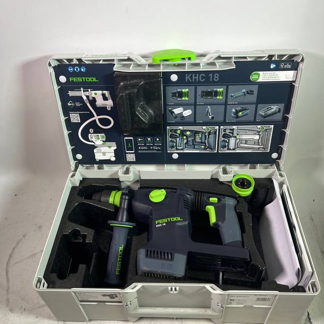 Festool KHC 18 EB Basic Akku Kombihammer 18 V 2 6 J SDS Plus Brushless 577447 Systainer Leicht Gebraucht 1 - toolbrothers