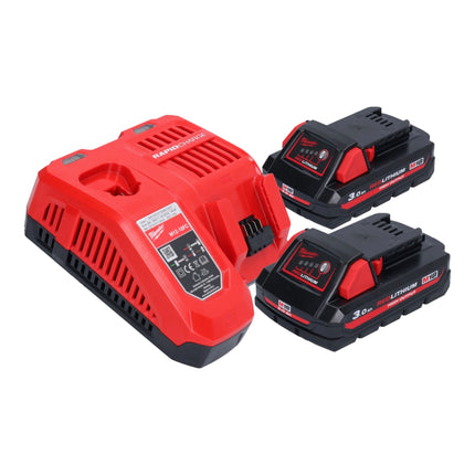 Milwaukee M18 FOPH2 BAC 302 Akku Basiseinheit 18 V Brushless Sensen Aufsatz 2x Akku 3 0 Ah Ladegeraet 3 - toolbrothers