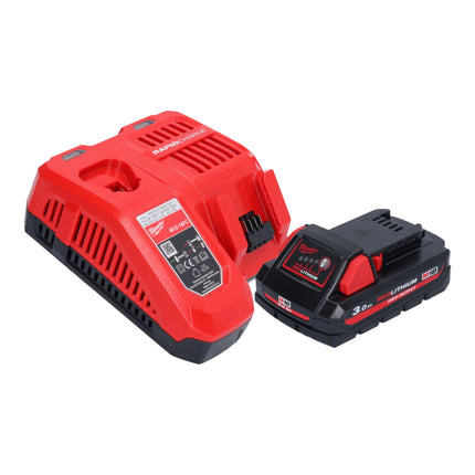 Milwaukee M18 FOPH2 BA 301 Akku Basiseinheit 18 V Brushless Geblaese Aufsatz 1x Akku 3 0 Ah Ladegeraet 2 - toolbrothers
