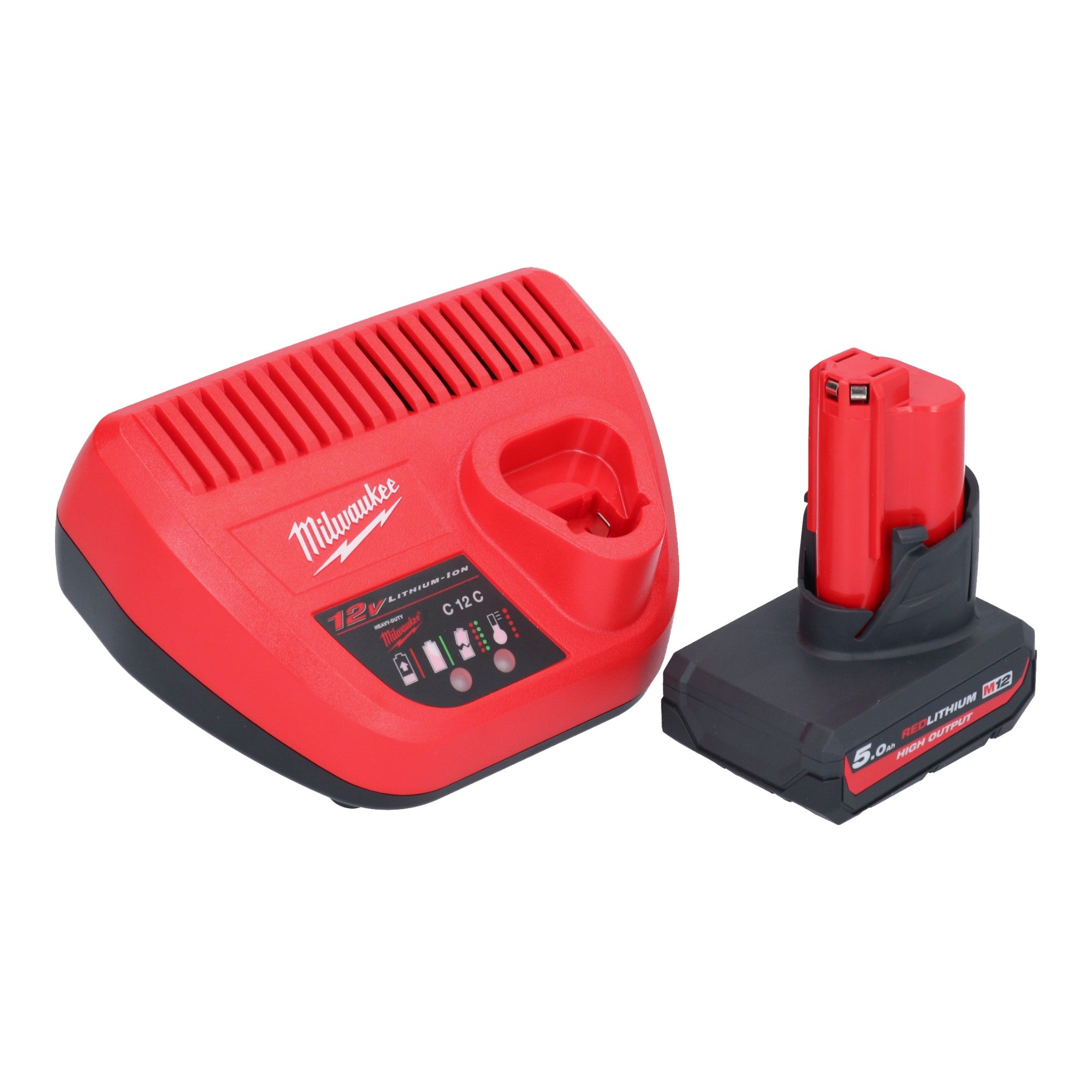 Milwaukee M12 BST 501 Akku Tacker 12 V 6 14 mm 1x Akku 5 0 Ah Ladegeraet 2 - toolbrothers