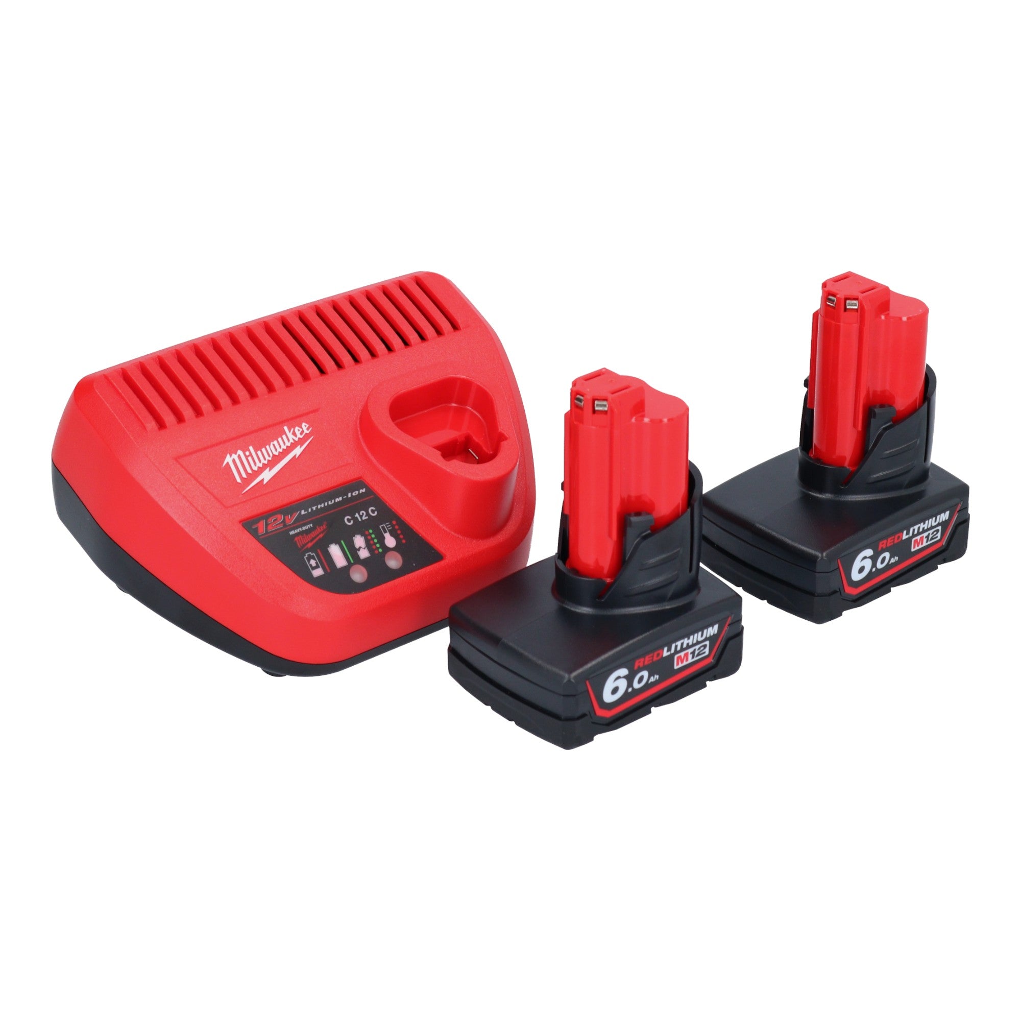 Milwaukee M12 BST 602 Akku Tacker 12 V 6 14 mm 2x Akku 6 0 Ah Ladegeraet 2 - toolbrothers