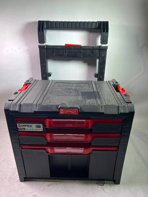 Qbrick System PRO Cart 2.0 Plus Drawer 2 mobilna skrzynia na kółkach 520 x 415 x 660 mm 9,5 l 12 l zdejmowany podwójny uchwyt teleskopowy