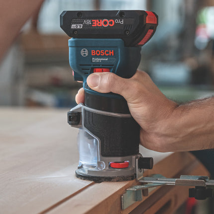 Bosch GKF 18V 8 Professional Akku Kantenfraese 18 V 8 0 mm Brushless 2x Akku 4 0 Ah Ladegeraet 4 - toolbrothers