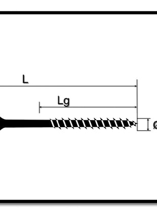 SPAX Universalschraube 4,5 x 40 mm 500 Stk. TORX T-STAR plus T20 WIROX Senkkopf Teilgewinde 4Cut-Spitze 0191010450405 - Toolbrothers