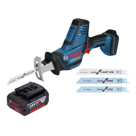 Bosch GSA 18V LI C Professional Akku Reciprosaege Saebelsaege 18 V 1x Akku 4 0 Ah ohne Ladegeraet 0 - toolbrothers