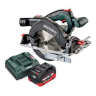 Metabo KS 18 LTX 57 Akku Handkreissaege 18 V 165 mm 1x LiHD Akku 8 0 Ah Ladegeraet 0 - toolbrothers