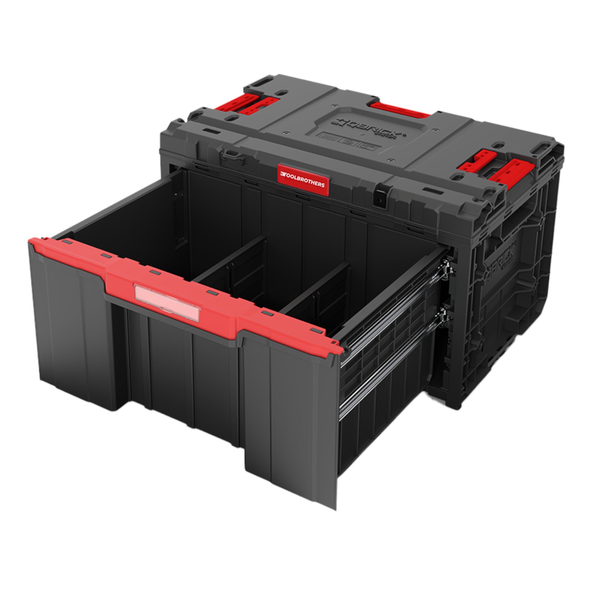 Toolbrothers RHINO XXL Drawer 1 ECO Schubladenkoffer mit einer Schublade Trennwaende IP66 1 - toolbrothers