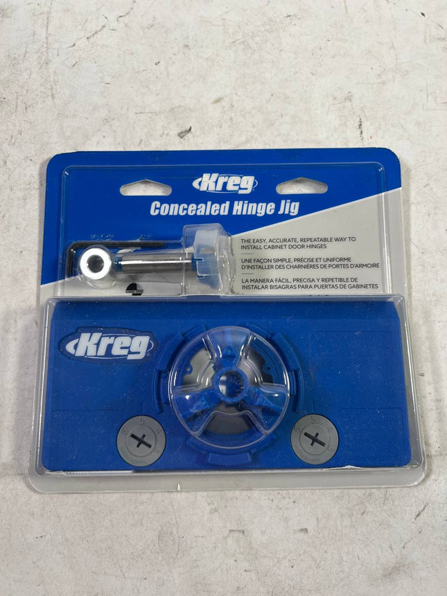 KREG Concealed Hinge Jig Bohrschablone fuer Topfscharniere 35 mm KHI HINGE fuer Moebelbau und Schranktueren Gebraucht 1 - toolbrothers