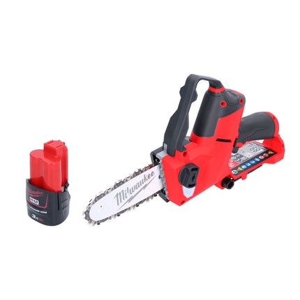 Milwaukee M12 FHS 301 Akku Astsaege 12 V 15 cm Brushless 1x Akku 3 0 Ah ohne Ladegeraet 0 - toolbrothers