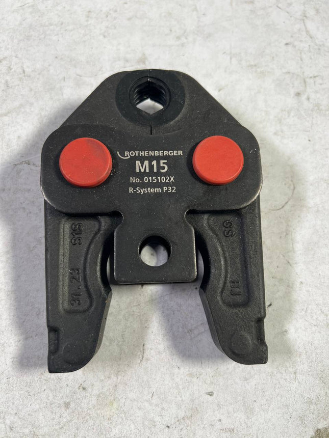 Rothenberger Pressbacke Presszange Standard M15 015102X fuer ROMAX 4000 Akku Press ACC etc Leicht Gebraucht 1 - toolbrothers