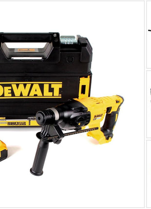 DeWalt DCH 133 NT Akku Kombihammer 18V 2,6J SDS plus Brushless + 1x Akku 4,0Ah + TSTAK - ohne Ladegerät - Toolbrothers